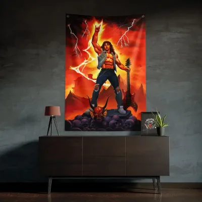 Stranger Things Eddie Munson Wall Banner
