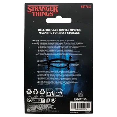 Stranger Things Hellfire Club Bottle Opener