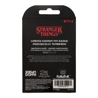 Stranger Things Hellfire Lives Limited Edition Pin Badge