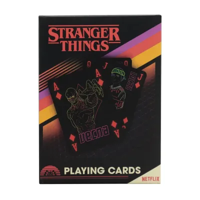 Stranger Things Playing Cards CDU Containing 12 Packs