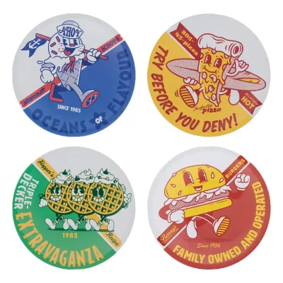 Stranger Things Metal Coasters