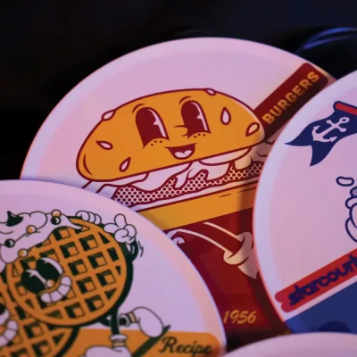 Stranger Things Metal Coasters