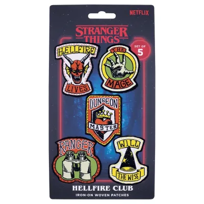 Stranger Things – Set of Five Fabric Patches