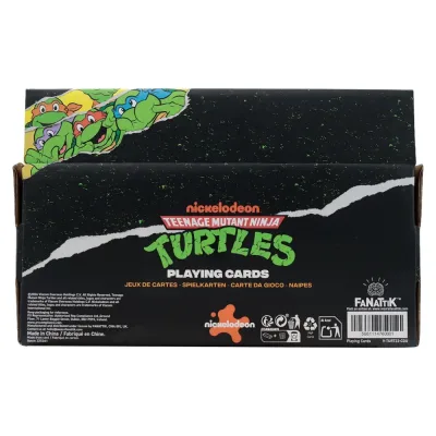 Teenage Mutant Ninja Turtles Playing Cards CDU Containing 12 Packs