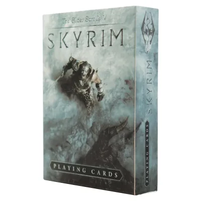 The Elder Scrolls Skyrim Playing Cards CDU Containing 12 Packs