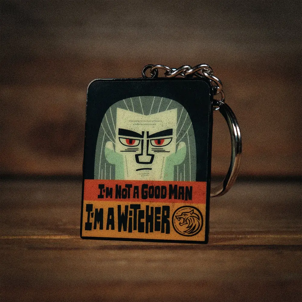 The Witcher and Roach Keyring
