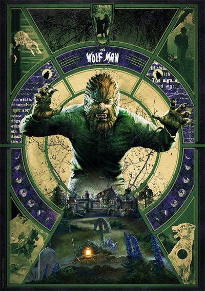 Universal Monsters The Wolfman Limited Edition Art Print