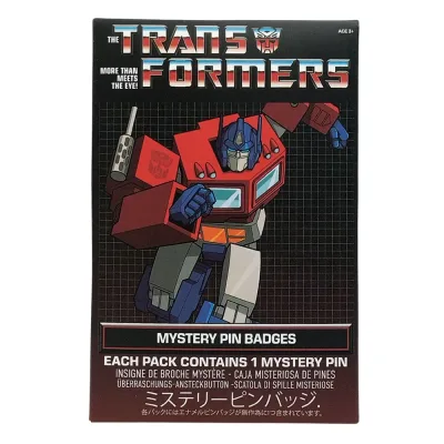 Transformers Mystery Pin Badge CDU Containing 12 Blind Boxes