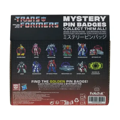 Transformers Mystery Pin Badge CDU Containing 12 Blind Boxes