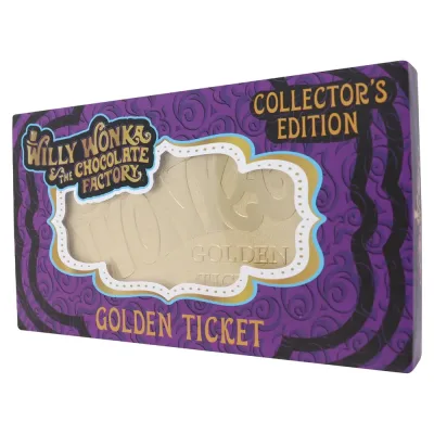 Willy Wonka and the Chocolate Facotry Collector's Edition Replica Golden Ticket
