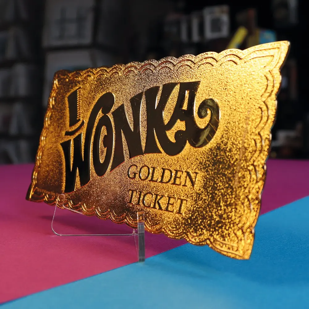 Willy Wonka and the Chocolate Facotry Collector's Edition Replica Golden Ticket