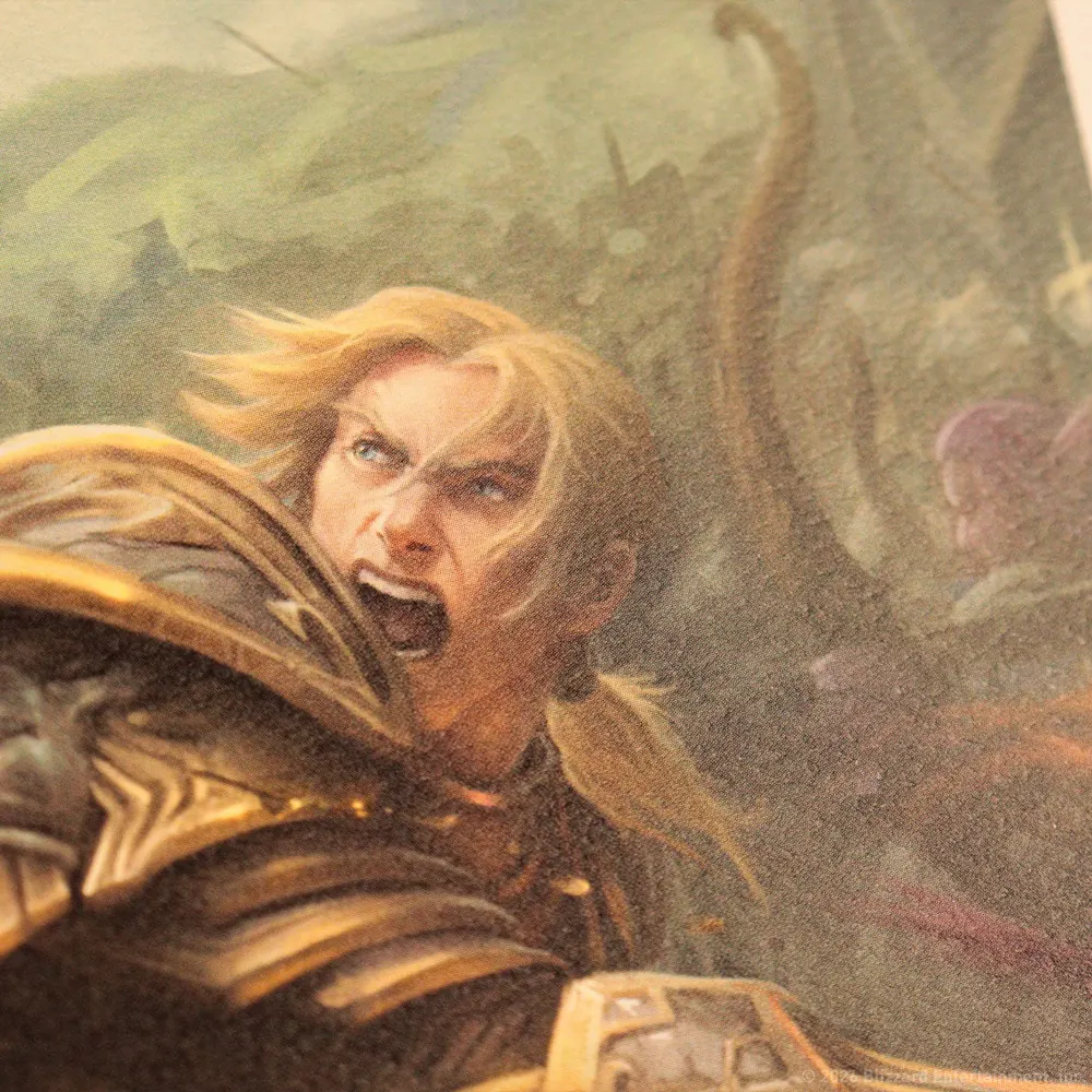 World of Warcraft - Limited Edition Sylvanas vs Anduin Wrynn Art Print