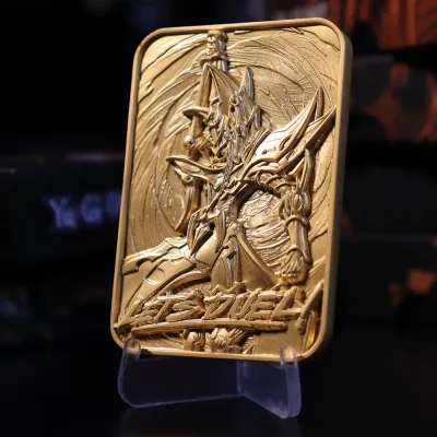 Yu-Gi-Oh! Limited Edition 24k Gold Plated Dark Paladin Metal Card