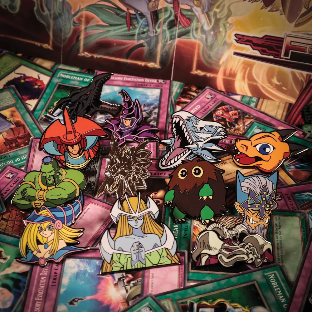Yu-Gi-Oh! Mystery Pin Badge Volume 2 CDU Containing 12 Blind Boxes