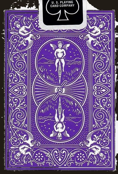 Bicycle Rider Back Playing Cards - Purple