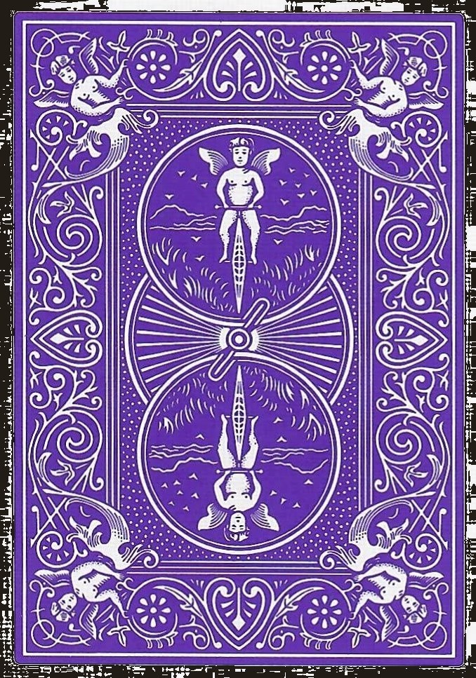 Bicycle Rider Back Playing Cards - Purple
