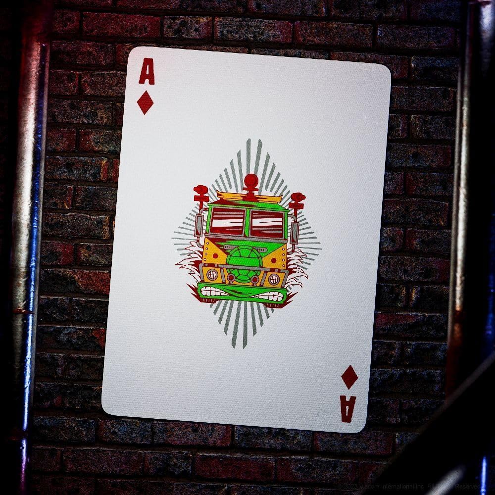 theory11 Teenage Mutant Ninja Turtles Premium Playing Cards, Poker Size Standard Index, Luxury Playing Cards