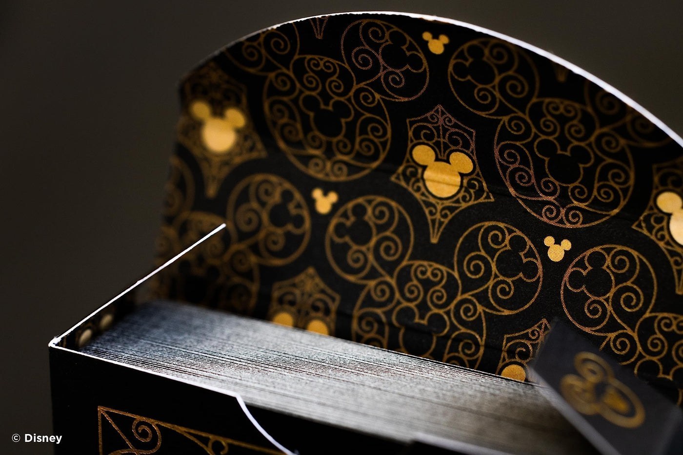 Mickey Mouse Playing Cards - Black and Gold
