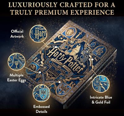 Harry Potter Playing Cards - Blue Ravenclaw