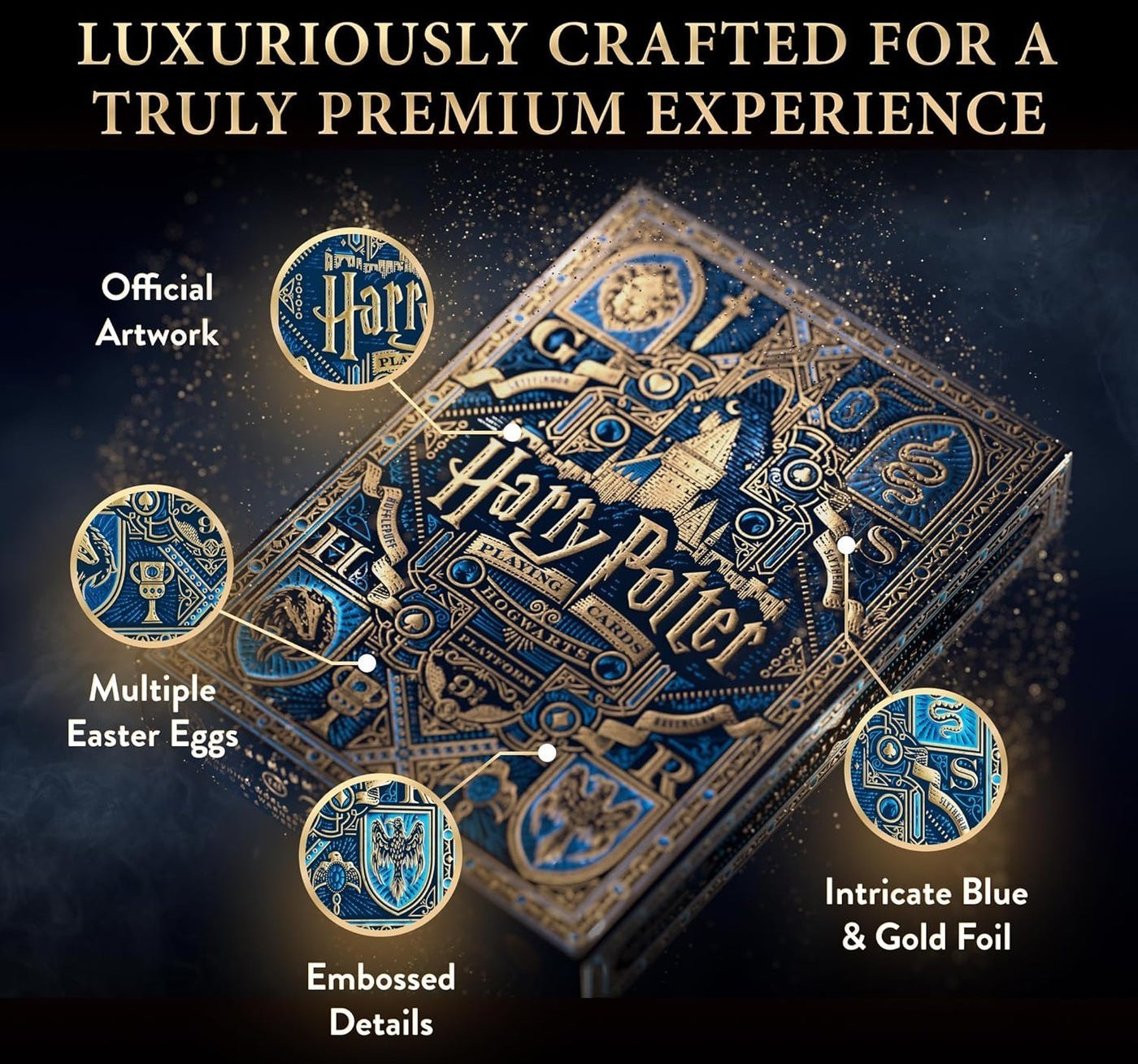 Harry Potter Playing Cards - Blue Ravenclaw