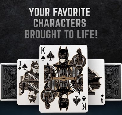 theory11 The Dark Knight Trilogy Premium Playing Cards - Officially Licensed Batman Theme Deck