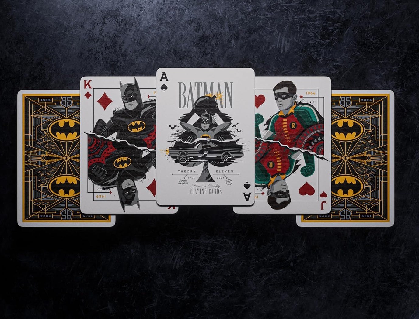 theory11 Batman 85th Anniversary Playing Cards, Premium Playing Cards, Poker Size Standard Index
