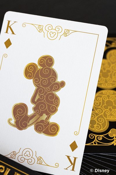 Mickey Mouse Playing Cards - Black and Gold