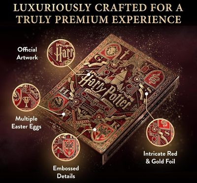 Harry Potter Playing Cards - Red Gryffindor