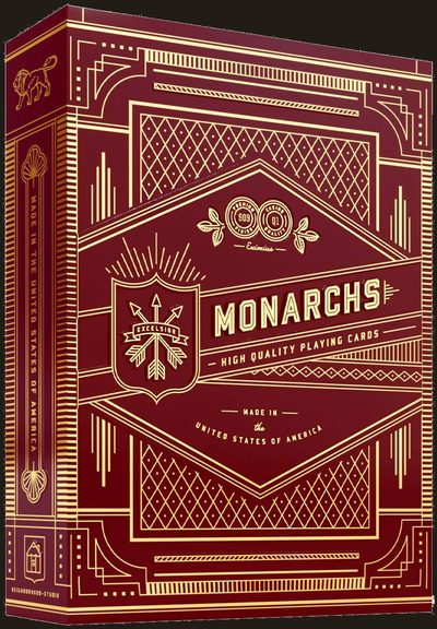 Monarch Playing Cards - Red