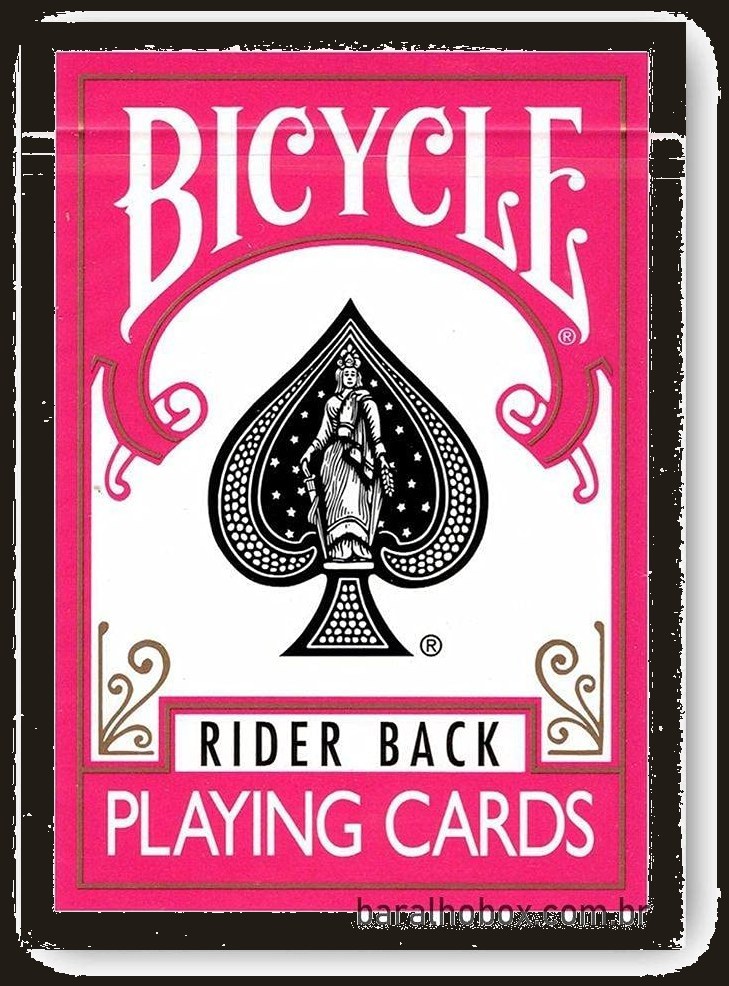 Bicycle Rider Back Playing Cards - Fuchsia