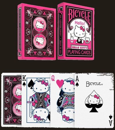 Hello Kitty Pink Playing Cards