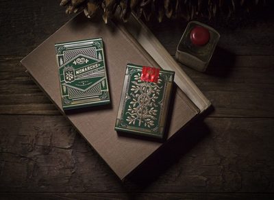 Green Monarch Playing Cards