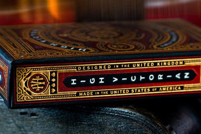 High Victorian Red Playing Cards
