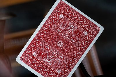 High Victorian Red Playing Cards