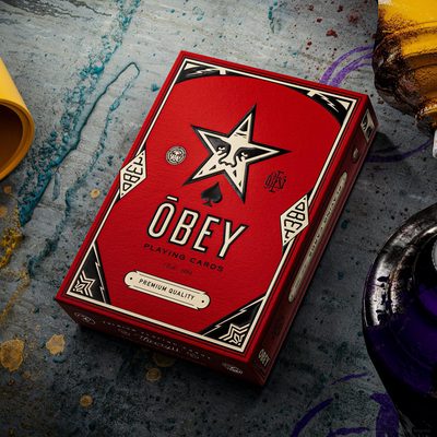OBEY Playing Cards - Red