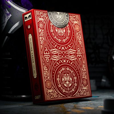 OBEY Playing Cards - Red
